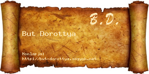 But Dorottya névjegykártya